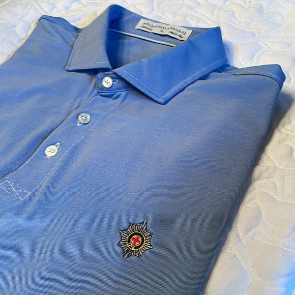 Holderness & Bourne Tailored Fit. SS Light Blue Jersey.Size XL - Picture 3 of 5